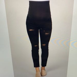 NWT black Kancan maternity jeans